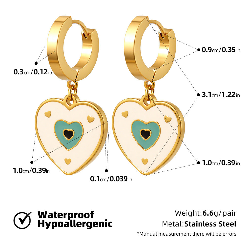 SUPERVALUECHOICE HCSETA00028 Heart-Shaped Earrings