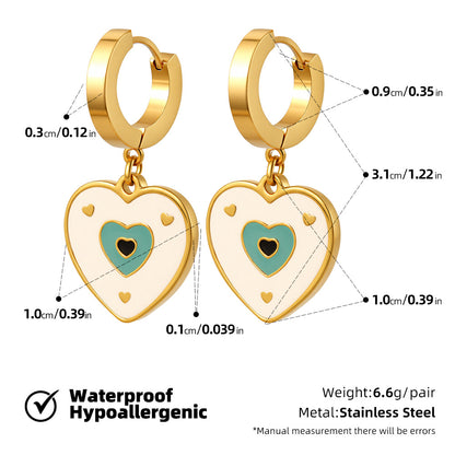 SUPERVALUECHOICE HCSETA00028 Heart-Shaped Earrings