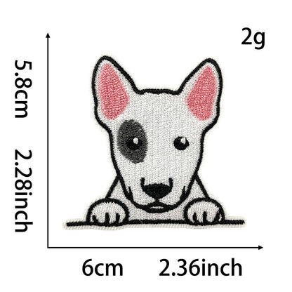 SUPER VALUE CHOICE  HCSEYB00001 Dog-themed embroidered fabric patches