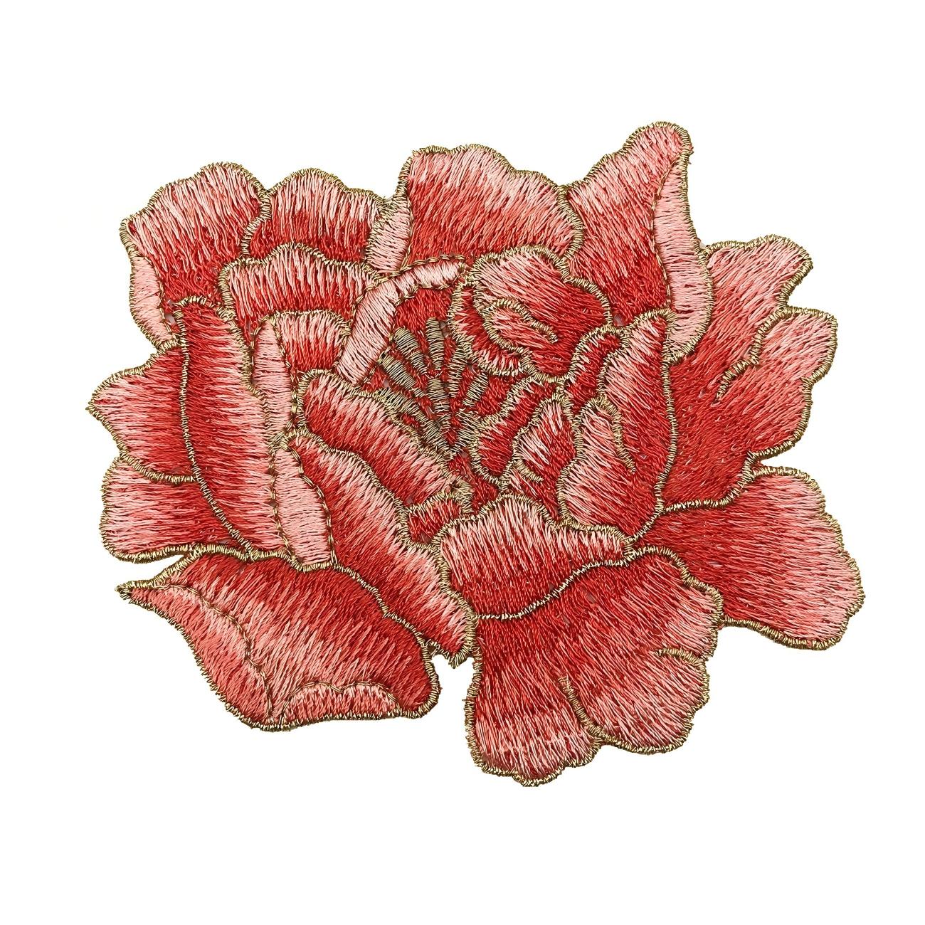 SUPERVALUECHOICE HCSEYB00063 Floral Embroidered Fabric Patches 3.93'' X 4.33''
