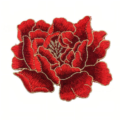 SUPERVALUECHOICE HCSEYB00063 Floral Embroidered Fabric Patches 3.93'' X 4.33''