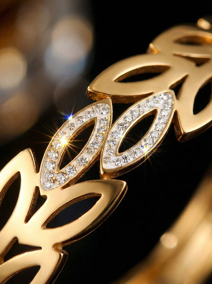 SUPÊR VÃLUE CHOICE HCSEX00014 Gold Leaf Bracelet