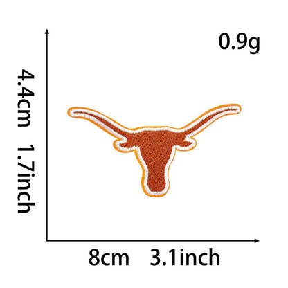 SUPERVALUECHOICE HCSEYB00026 Texas Longhorns Orange Embroidered Fabric Patch