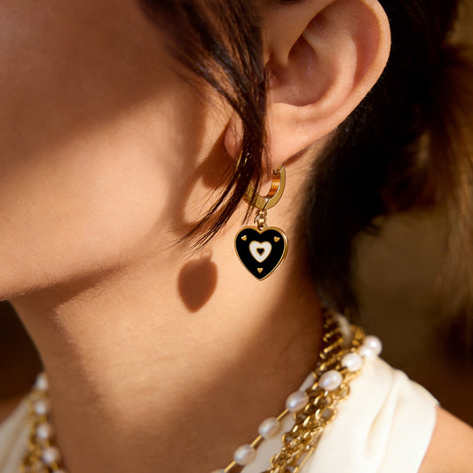 SUPERVALUECHOICE HCSETA00028 Heart-Shaped Earrings
