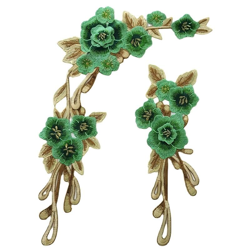 SUPERVALUECHOICE HCSEYB00047 Floral Embroidered Fabric Patches