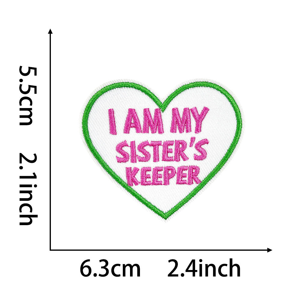 SUPERVALUECHOICE  HCSEYB00002 Letter Bow Embroidered Patch