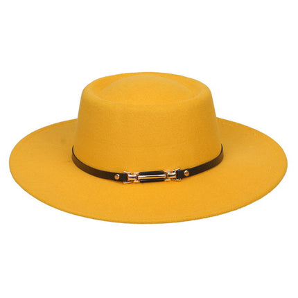 SUPERVALUECHOICE HCSEK00045 Vegan suede Top Fedora Hat Wool Felt Jazz Style Winter Unisex