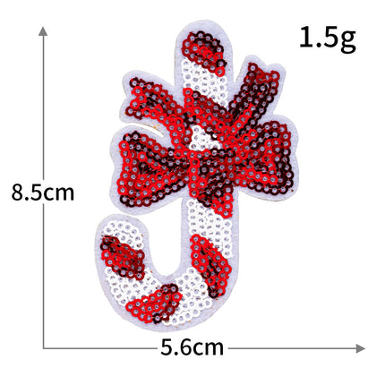 SUPERVALUECHOICE HCSEYH00004 Christmas sequin embroidered fabric patch