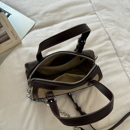 SuperValueChoice HCSEFA00071 Zipper Handbag, Fashionable Versatile Shoulder Crossbody Bag