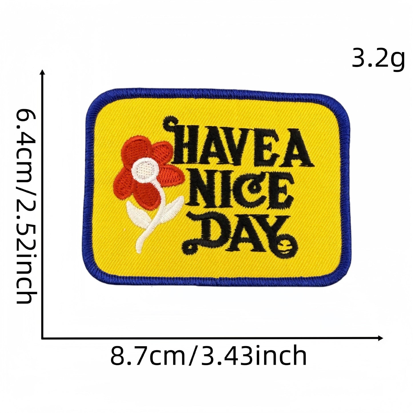 SUPERVALUECHOICE HCSEYSB00027 9Pcs Motivational Slogan Embroidered Iron On Patches Clothing DIY Decoration Appliques