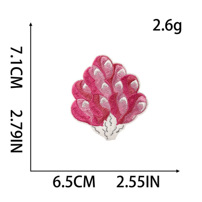 SUPERVALUECHOICE HCSEYB00014 Sweet and Edgy Pink Embroidered Fabric Patch