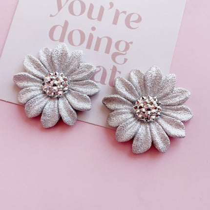 SUPERVALUECHOICE HCSEYD00001 Matte-Finish Electroplated Sunflower Resin Accessory Patch