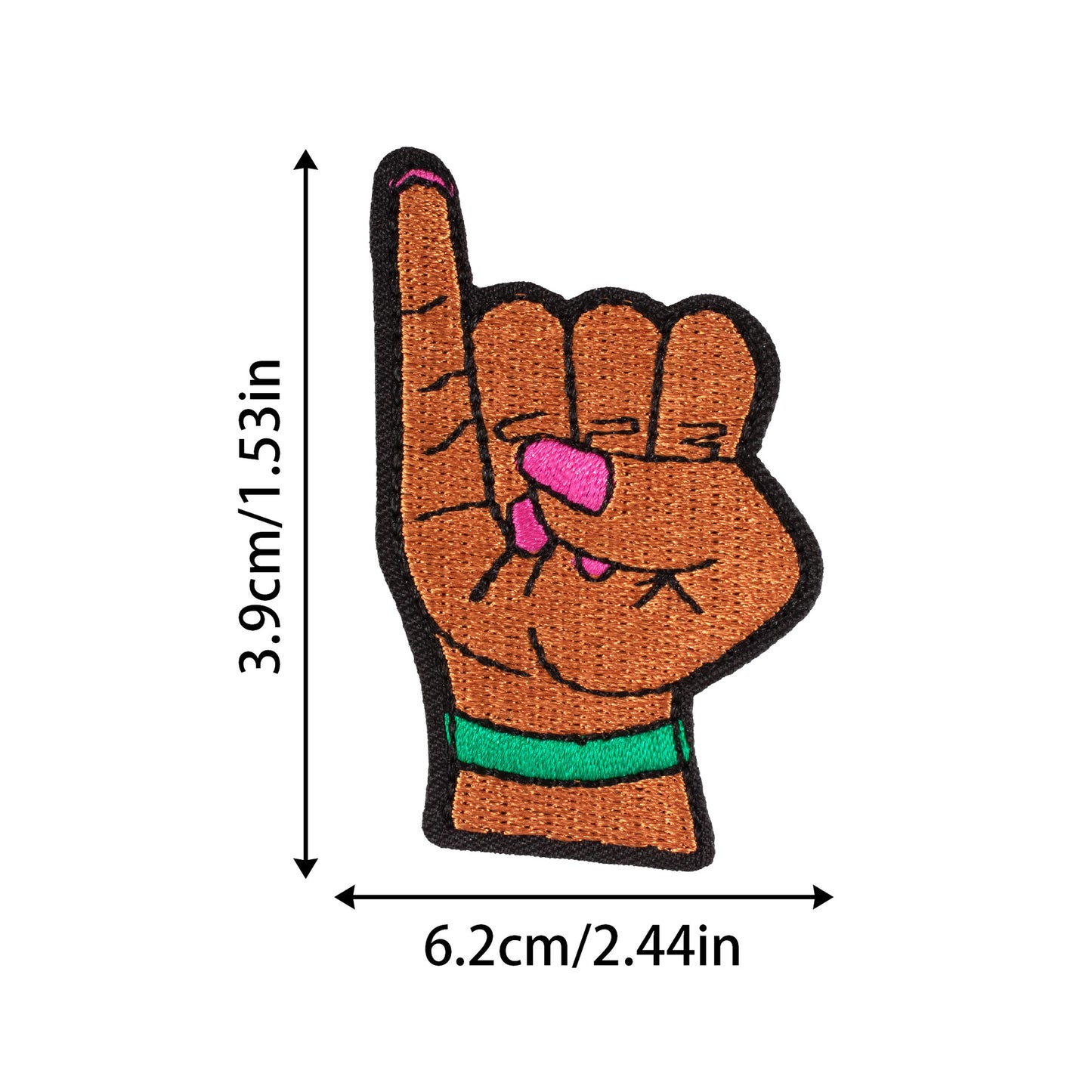 SUPERVALUECHOICE HCSEYSB00110 16Pcs AKA 1908 Themed Green Pink Embroidered Iron On Patches Clothing DIY Appliques