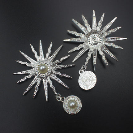 SUPERVALUECHOICE HCSESC00005 DIY Baroque style pearl sun god Brooch Accessories  2.28*3.22inch