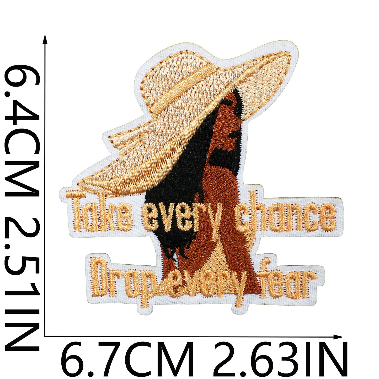 SUPERVALUECHOICE HCSEYB00012 Black Girl Magic Embroidered Fabric Patch