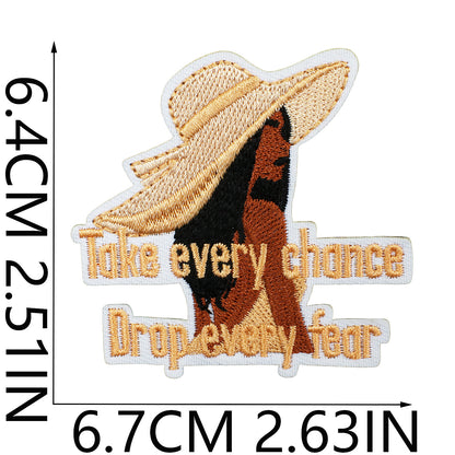 SUPERVALUECHOICE HCSEYB00012 Black Girl Magic Embroidered Fabric Patch