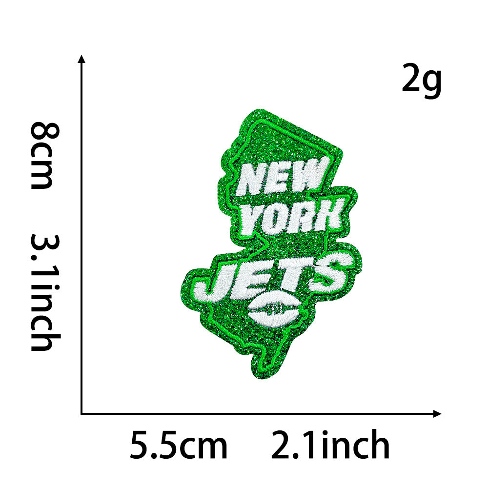 SUPERVALUECHOICE HCSEYB00027 NFL Team Emblem Embroidered Fabric Patches