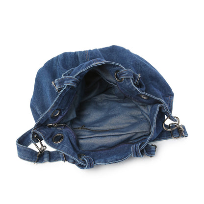 SuperValueChoice HCSEFA00006 DIY Denim single purse 12.59''×10.62''×6.49''