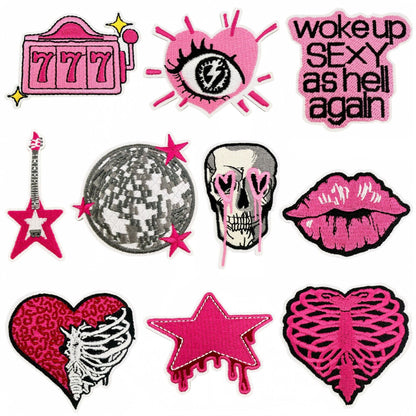 SUPERVALUECHOICE  HCSEYB00004 Y2K Embroidered Fabric Patch