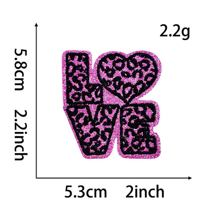 SUPERVALUECHOICE HCSEYB00020 Cherry Bow xoxo Embroidered Fabric Patch