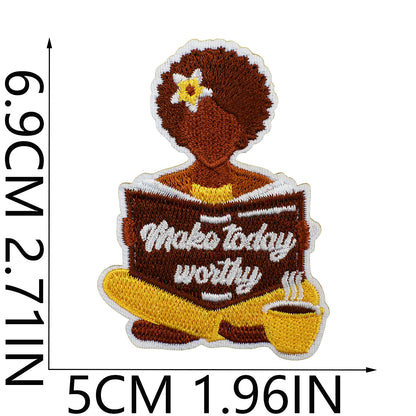 SUPERVALUECHOICE HCSEYB00013 Black Girl Magic Embroidered Fabric Patch