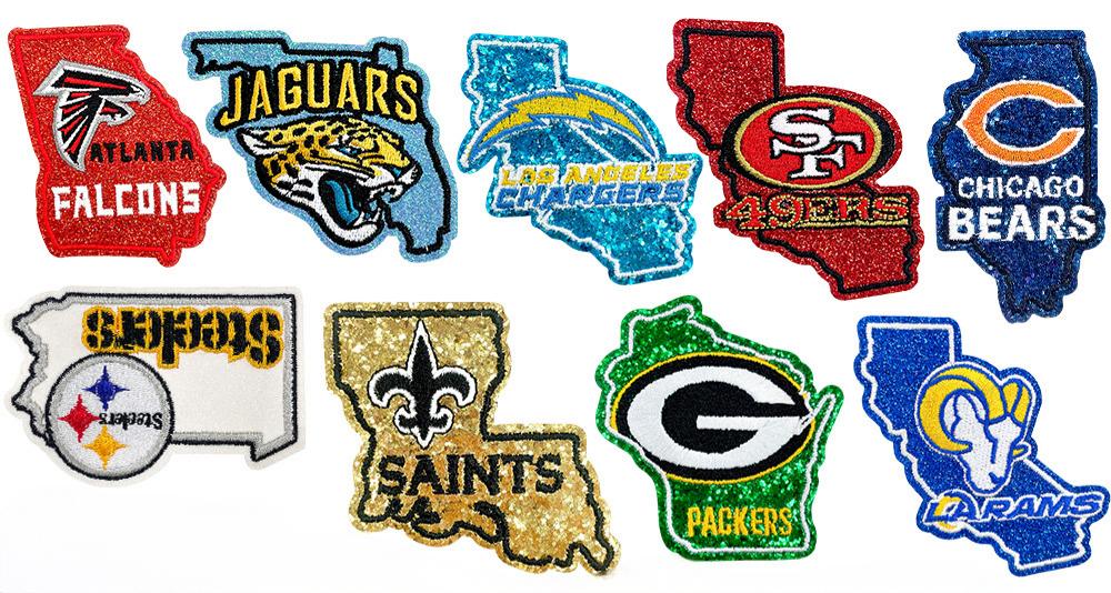 SUPERVALUECHOICE HCSEYB00022 Football Team Embroidered Fabric Patch