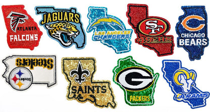 SUPERVALUECHOICE HCSEYB00022 Football Team Embroidered Fabric Patch