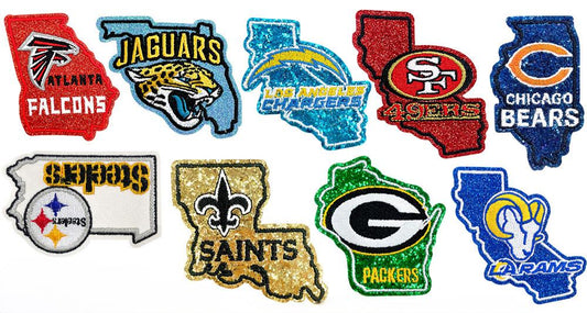 SUPERVALUECHOICE HCSEYB00022 Football Team Embroidered Fabric Patch