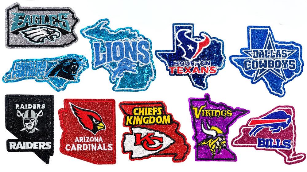 SUPERVALUECHOICE HCSEYB00023 Football Team Embroidered Fabric Patch