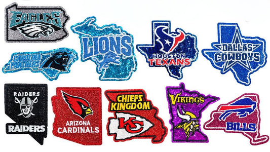 SUPERVALUECHOICE HCSEYB00023 Football Team Embroidered Fabric Patch