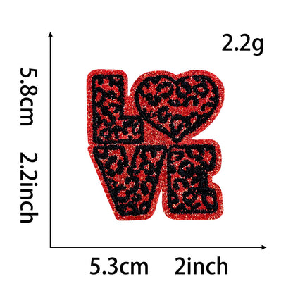 SUPERVALUECHOICE HCSEYB00020 Cherry Bow xoxo Embroidered Fabric Patch