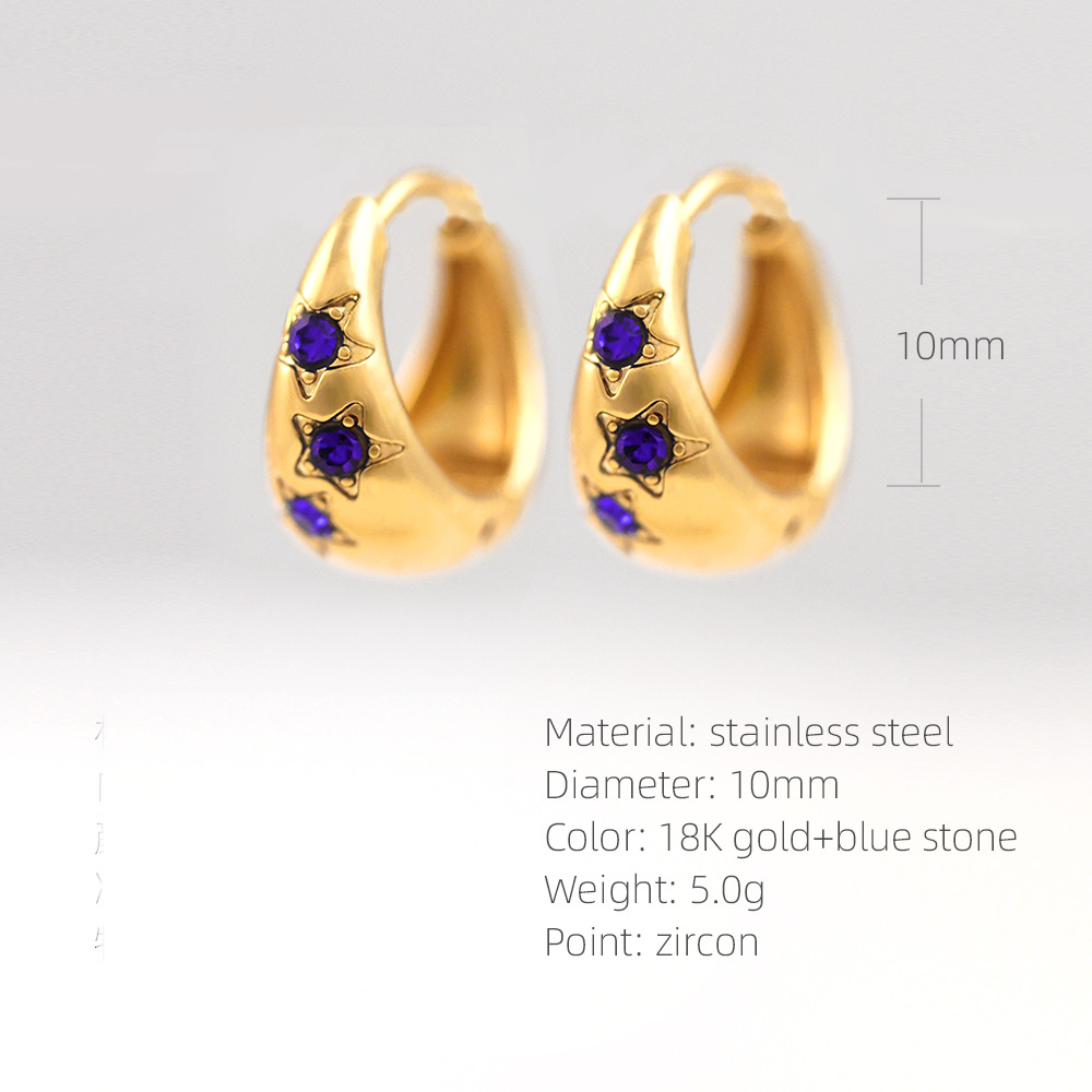 SUPERVALUECHOICE HCSETA00003 U-shaped stud earrings