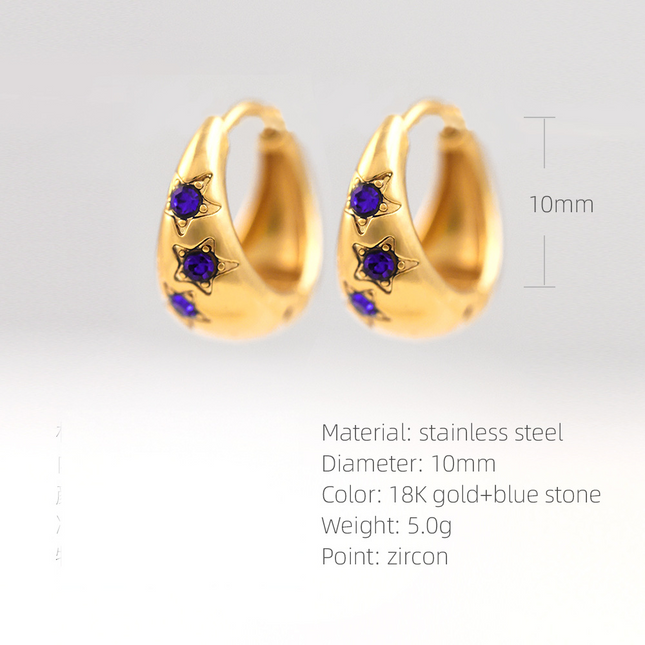 SUPERVALUECHOICE HCSETA00003 U-shaped stud earrings