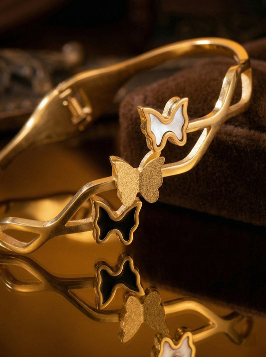 SUPERVALUECHOICE HCSEX00050 Three Butterflies Bracelet