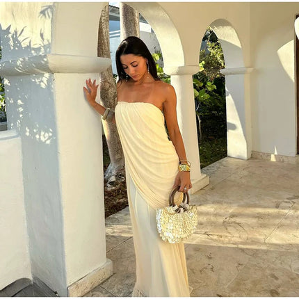 SUPERVALUECHOICE HCSEAA00065 Unique Design Loose Tube Top Maxi Dress