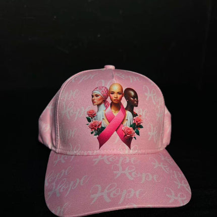 SUPERVALUECHOICE  PRE-ORDER SVC-HAT Breast Cancer Awareness Baseball Cap | Pink Ribbon Hope Theme Hat, 3 Designs Available