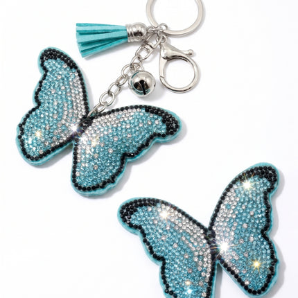 SUPERVALUECHOICE HCSESA00047 Bling Butterfly Brooch Pin & Keyring
