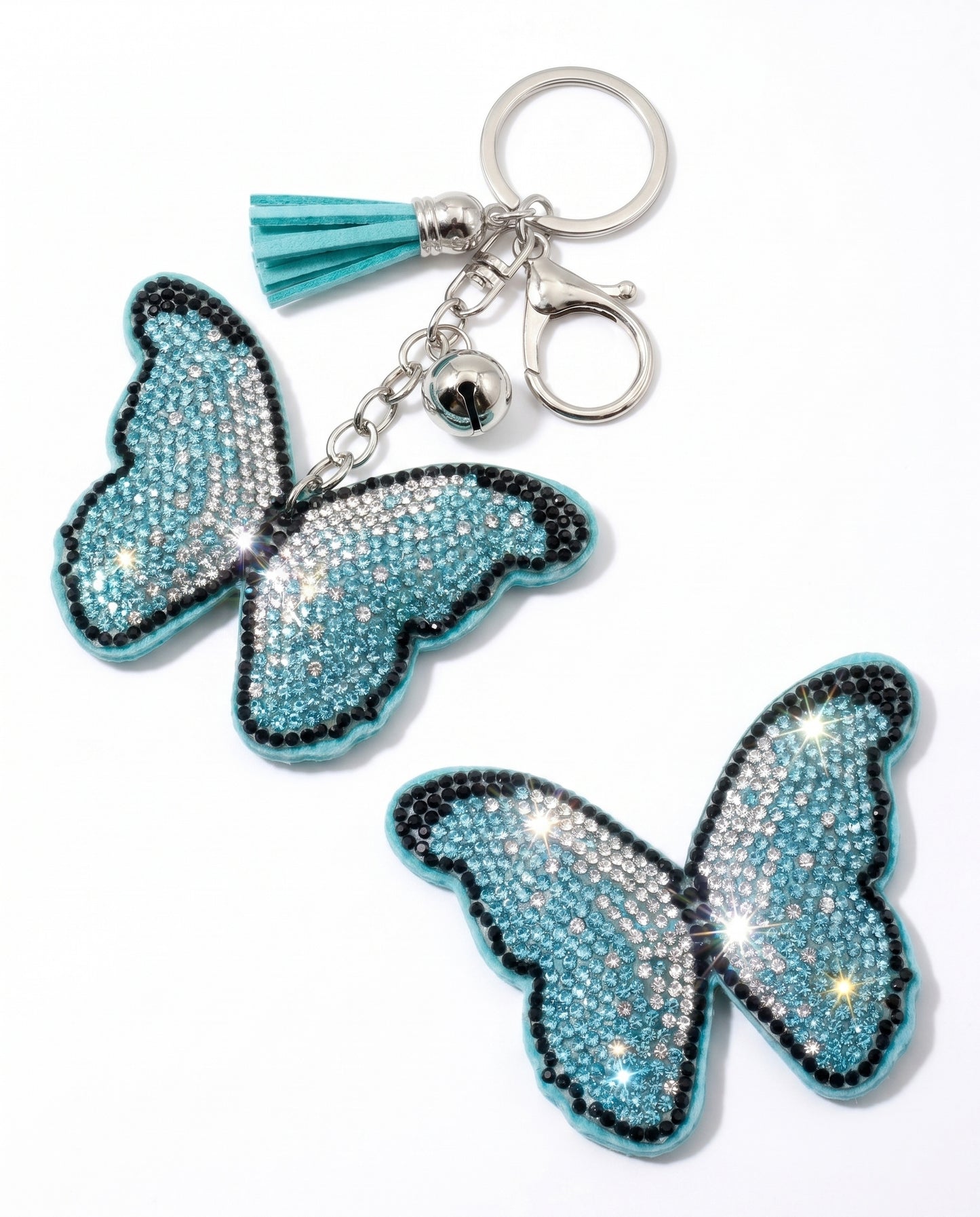 SUPERVALUECHOICE HCSESA00047 Bling Butterfly Brooch Pin & Keyring