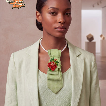 SUPERVALUECHOICE HCSEZA00018 Green Checkered Tie