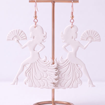 SUPERVALUECHOICE HCSEUB00022 DIY Paint Your Own Resin Earring Kit, 1 Pair with Gold Hooks