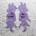 Light Purple / 1 pair (2-piece set)