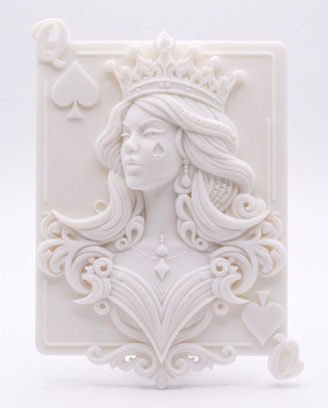 SUPERVALUECHOICE HCSEUA00161 Z-DIY Paintable 3D Resin Face Figurine | Blank Unpainted Craft for Custom Coloring & Decor