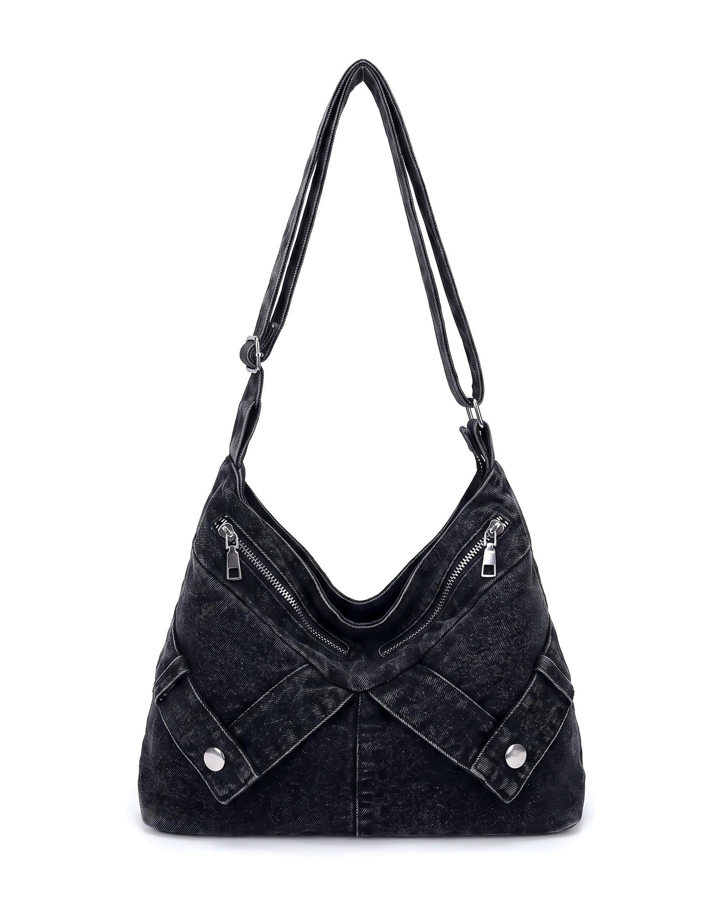 SuperValueChoice HCSEFA00005 DIY Denim Crossbody Bag