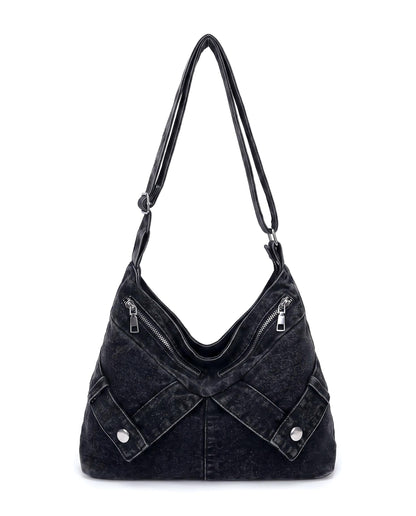 SuperValueChoice HCSEFA00005 DIY Denim Crossbody Bag
