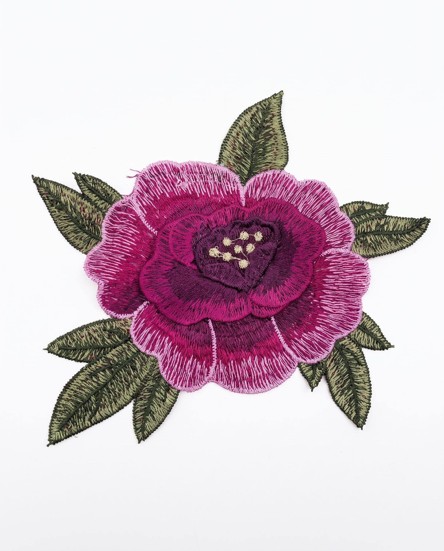 SUPERVALUECHOICE HCSEYB00039 3D Floral Embroidered Fabric Patches