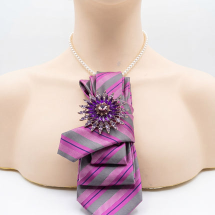 SUPERVALUECHOICE HCSEZA00031 Crystal-striped tie