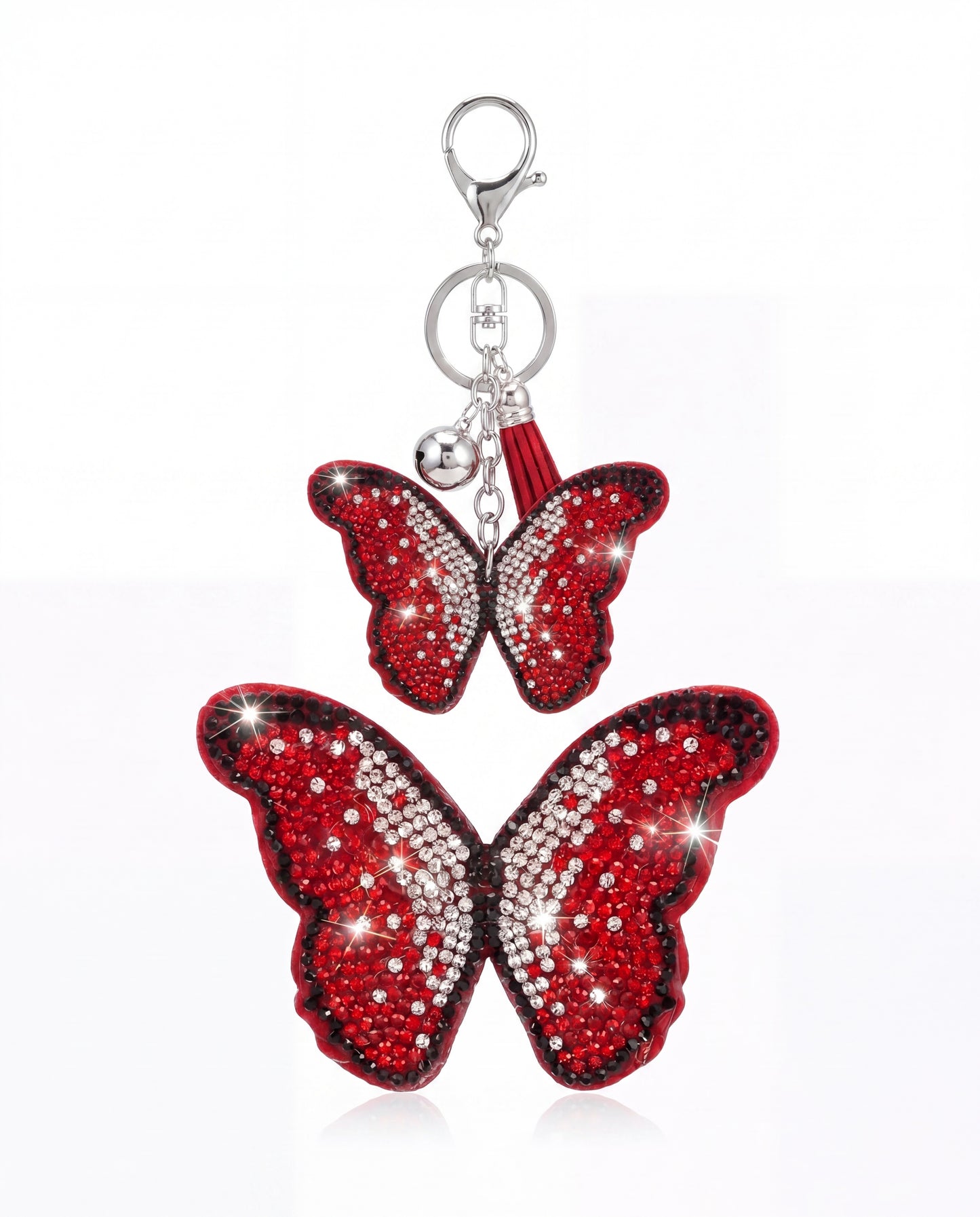 SUPERVALUECHOICE HCSESA00047 Bling Butterfly Brooch Pin & Keyring
