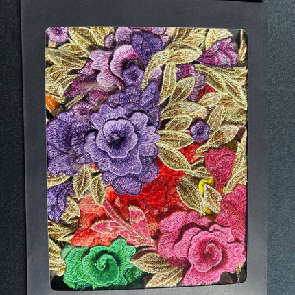 SUPERVALUECHOICE HCSEYB00036 3D Embroidered Flower Fabric Patch