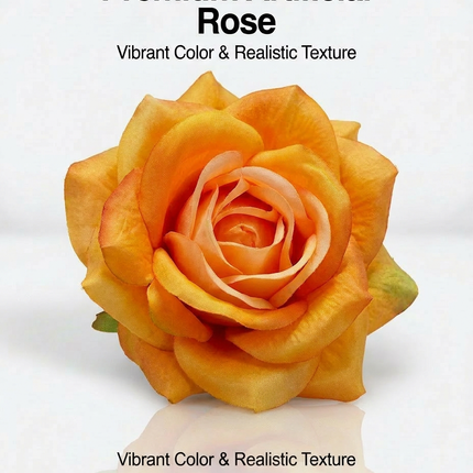 SUPERVALUECHOICE HCSERA00001 Premium Fabric Artificial Rose Flower , DIY Craft Rose Patches for Brooch Making, Clothing, Hat & Hair Accessory Decoration