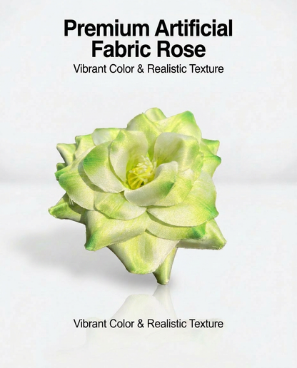 SUPERVALUECHOICE HCSERA00001 Premium Fabric Artificial Rose Flower , DIY Craft Rose Patches for Brooch Making, Clothing, Hat & Hair Accessory Decoration